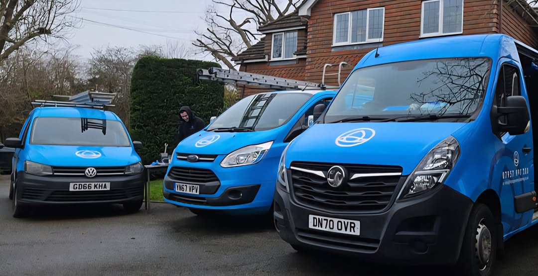 The Transparency Cleaning fleet ready for the day